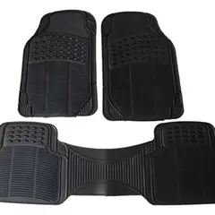GENERICO - Set 3 Piezas Pisos De Goma Para Vehículos Universal Auto