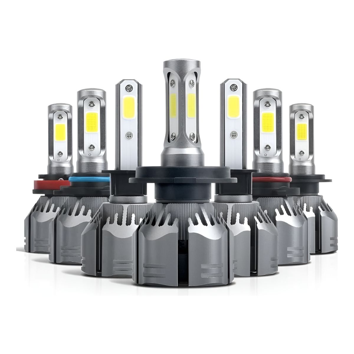 GENERICO - Kit Luces Ampolleta Led Auto H1 H3 H4 H7 H11 90056 880 R11