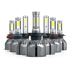 GENERICO - Kit Luces Ampolleta Led Auto H1 H3 H4 H7 H11 90056 880 R11