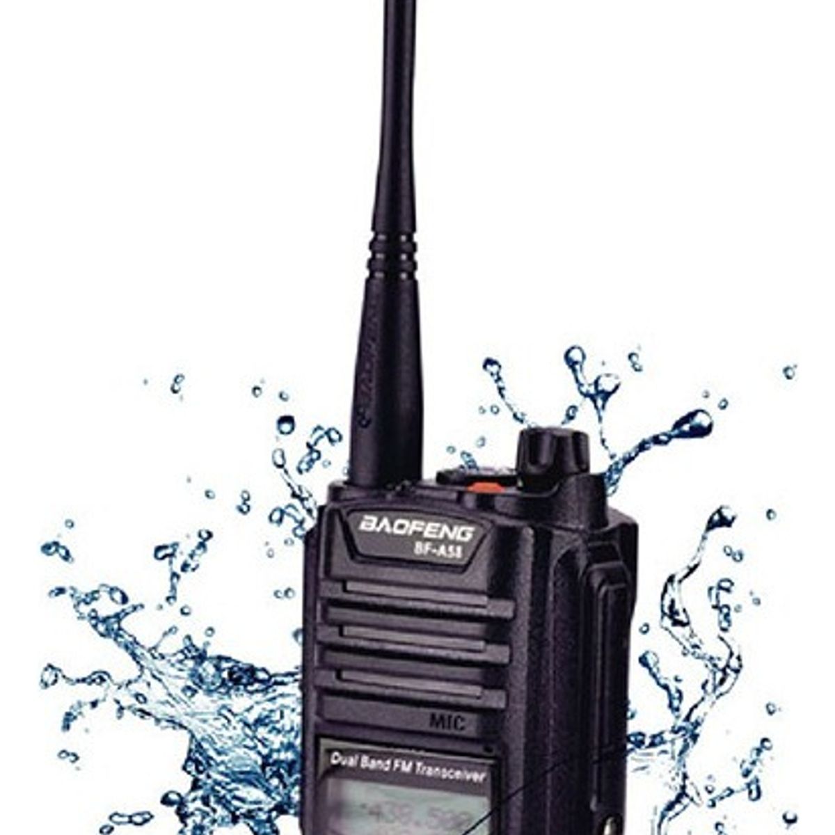 GENERICO - Intercomunicador Baofeng 8288 Walkie Talkie Ip67 Hasta 50km Negro