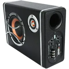 GENERICO - Subwoofer Amplificador Parlante 4800w + Kit Instalación 12v Color Negro - 213233