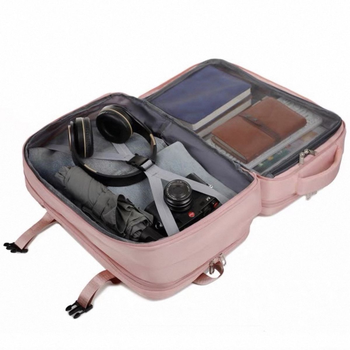 MOMO - Mochila de viaje Outback, mochila de mano con compartimento para zapatos 40L
