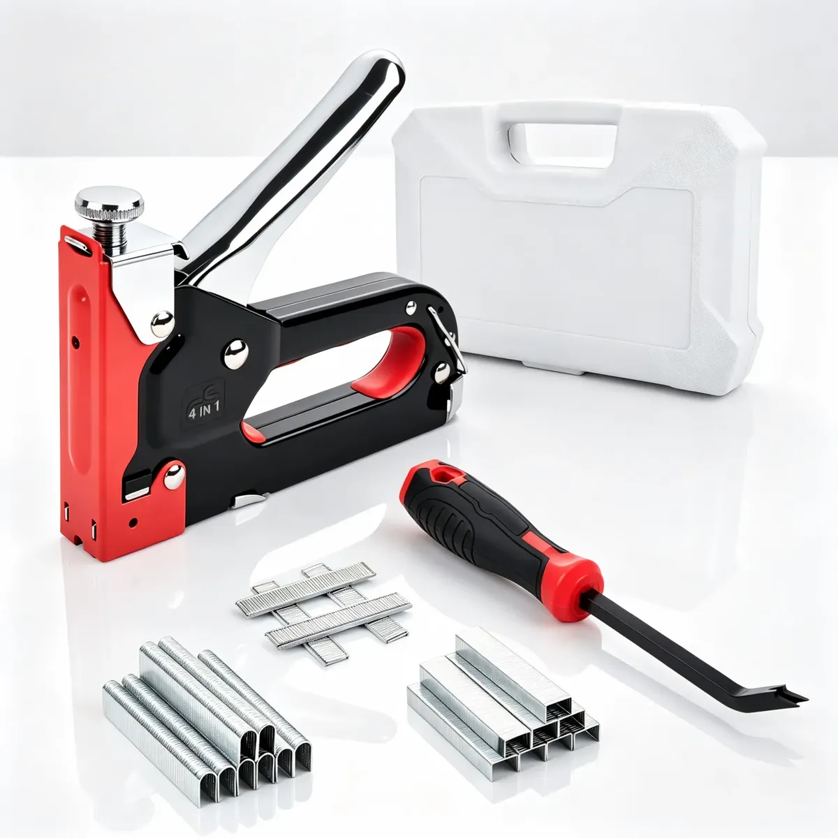 Engrapadora Tipo Pistola Para Tapiceria Con Diferente Grapas, marca AIZO - Foto Principal