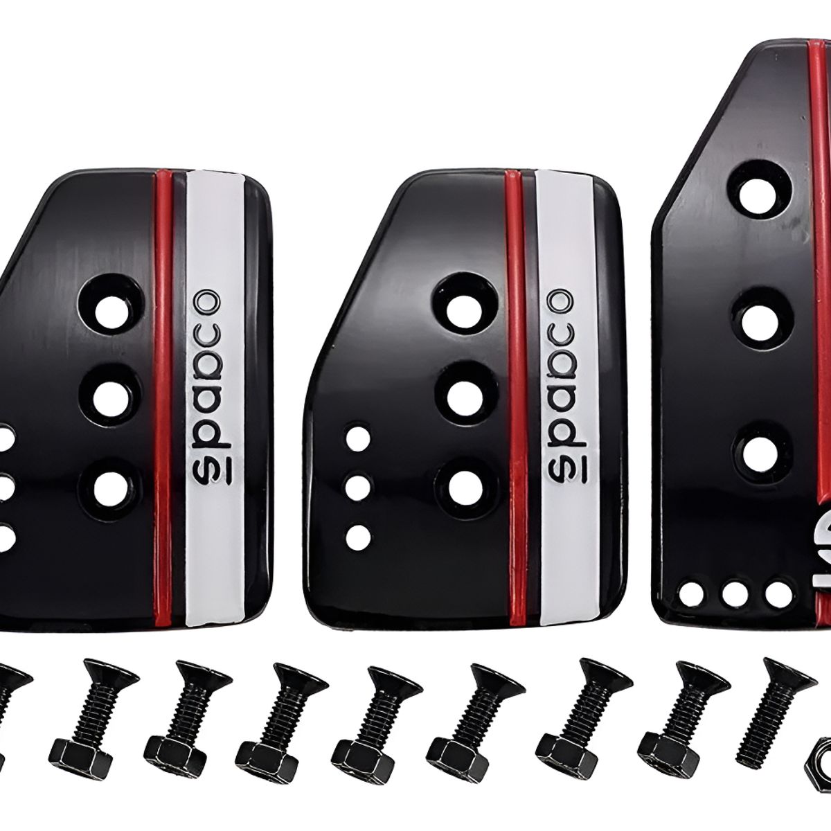 GENERICO - Set 3 Cubre Pedales Deportivo Tunning Trd Racing Auto