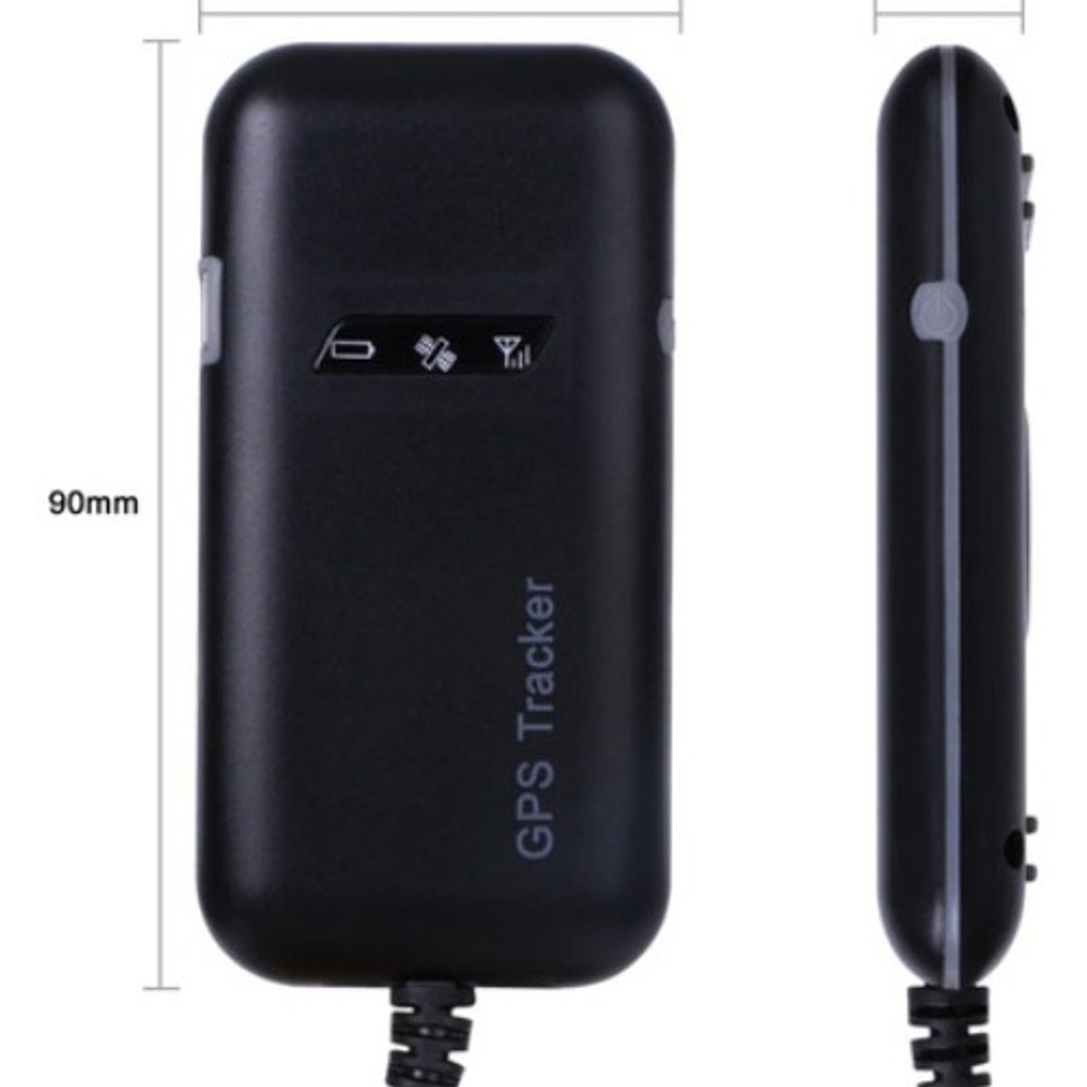 GENERICO - Gps Tracker Rastreador Gsm Sms Auto Moto Universal 12v Negro - 223471