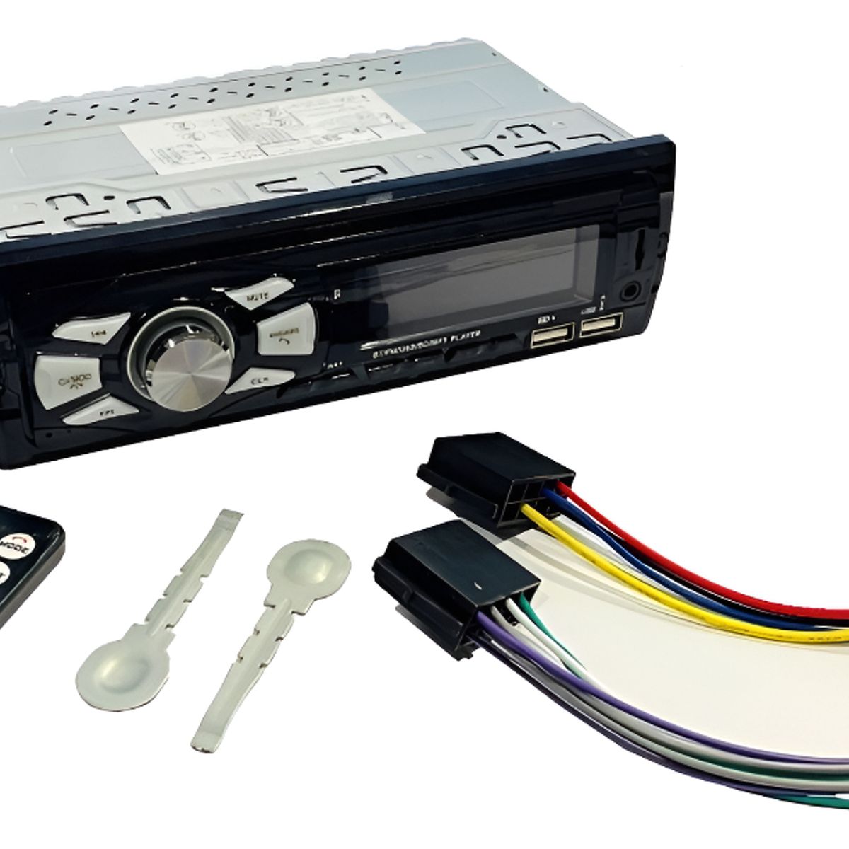 GENERICO - Radio Auto 1 Din Bluetooth Usb Mp3 Microsd Aux Fm 60watts X4