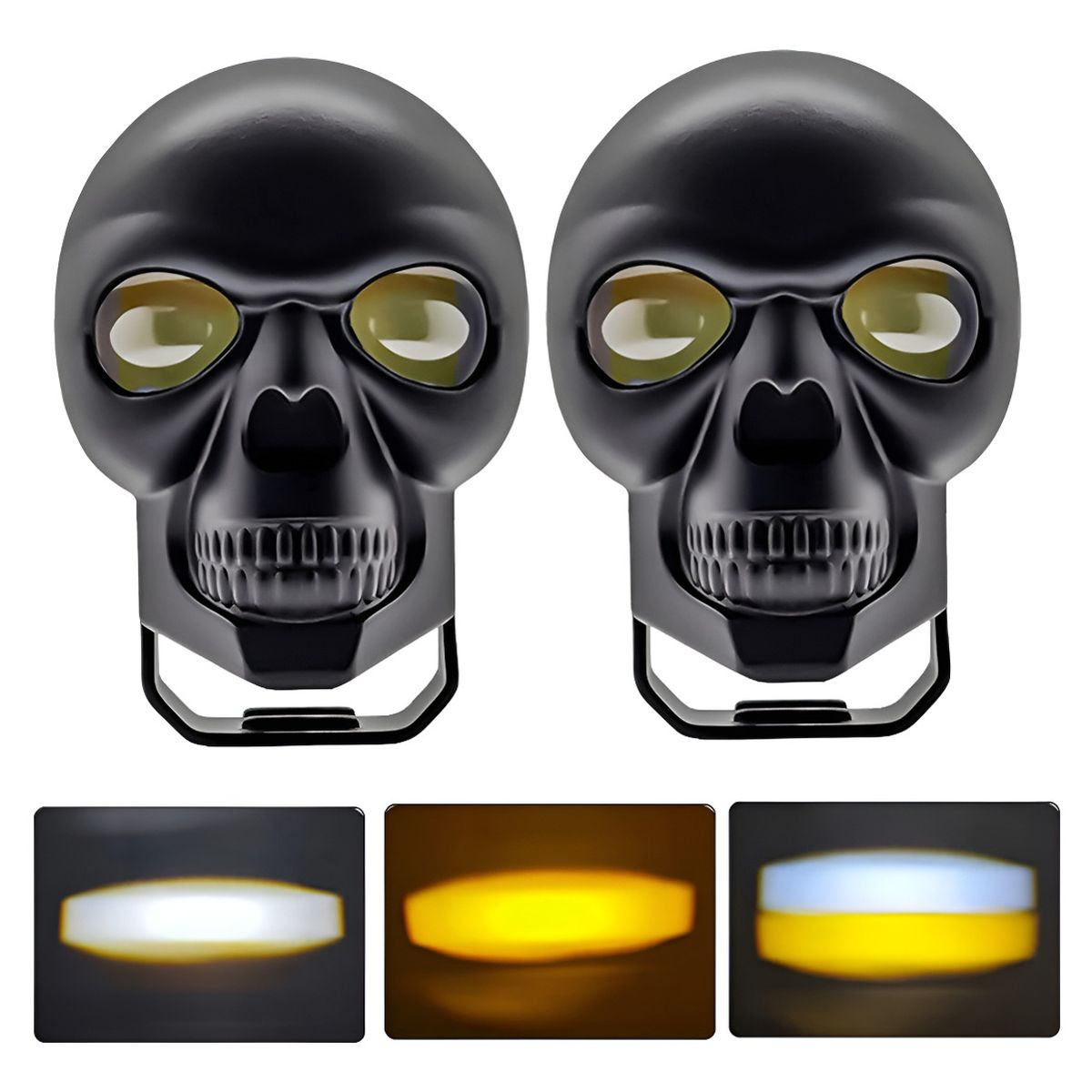 GENERICO - X2 Foco Neblinero Led 160w Calavera Tipo Lupa Auto Moto