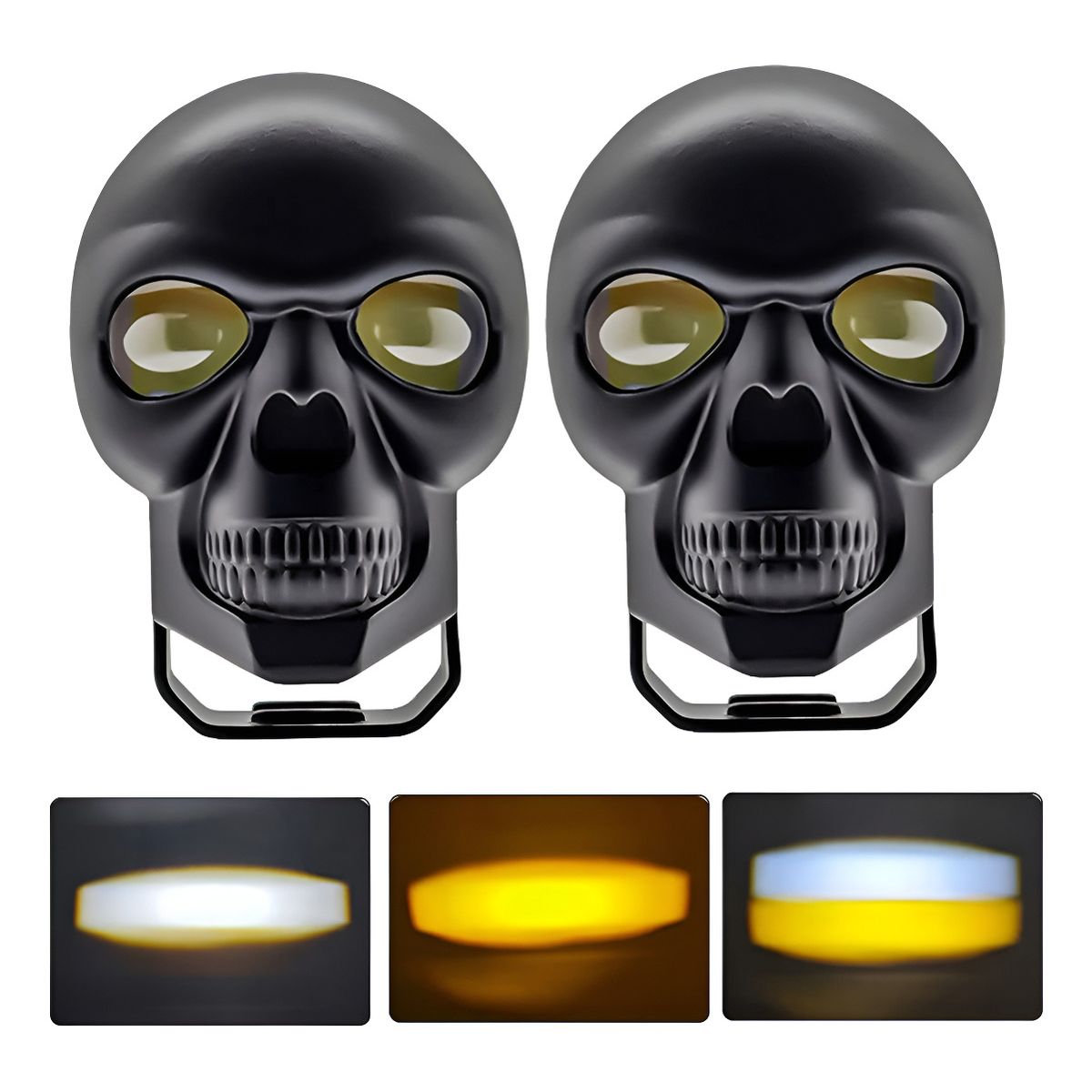 GENERICO - X2 Foco Neblinero Led 160w Calavera Tipo Lupa Auto Moto