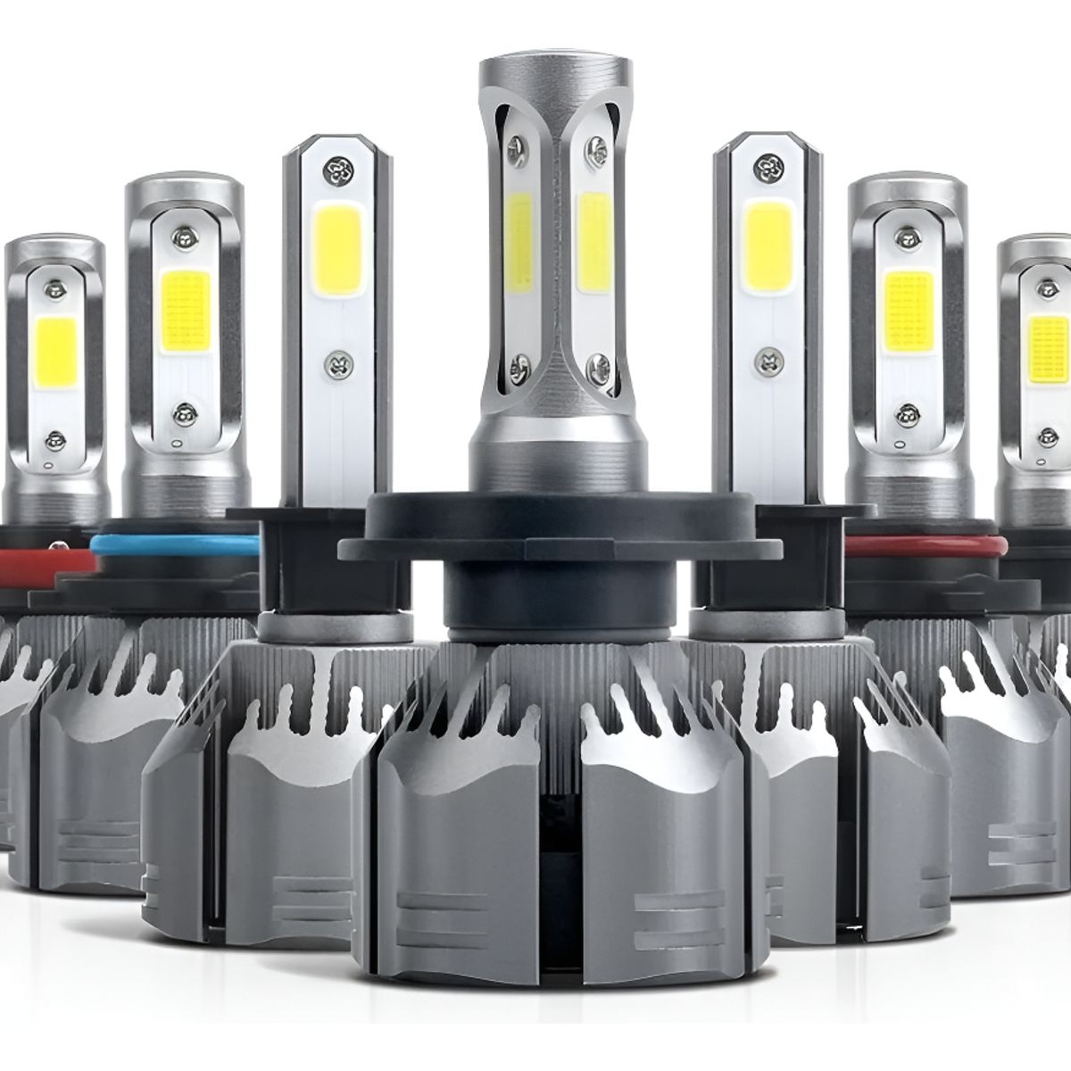 GENERICO - Kit Turbo Led H1 H3 H4 H7 H11 H13 9005 9006 880 12000lm R11
