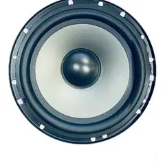 GENERICO - 2 Parlante Auto 16cm Redondo 100w Coaxial 2 Vías Hifi 213130 Negro-213130