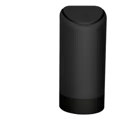 GENERICO - Basurero Auto Portátil Silicon Organizador Higiene Sanitario Negro - 213191