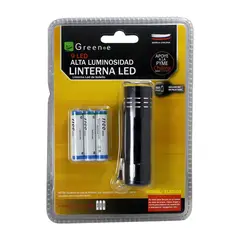GREEN E - Linterna portatil 9 led