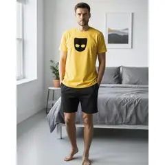 KOWHAI - Pijama Hombre Estampado Mask