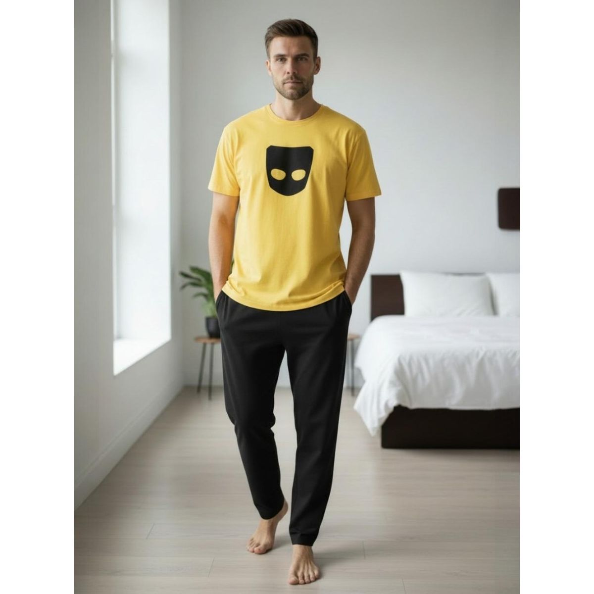 KOWHAI - Pijama Hombre Estampado Mask