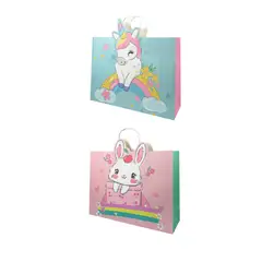 GENERICO - Bolsa De Regalo Animalitos Magicos 40x30x12cm