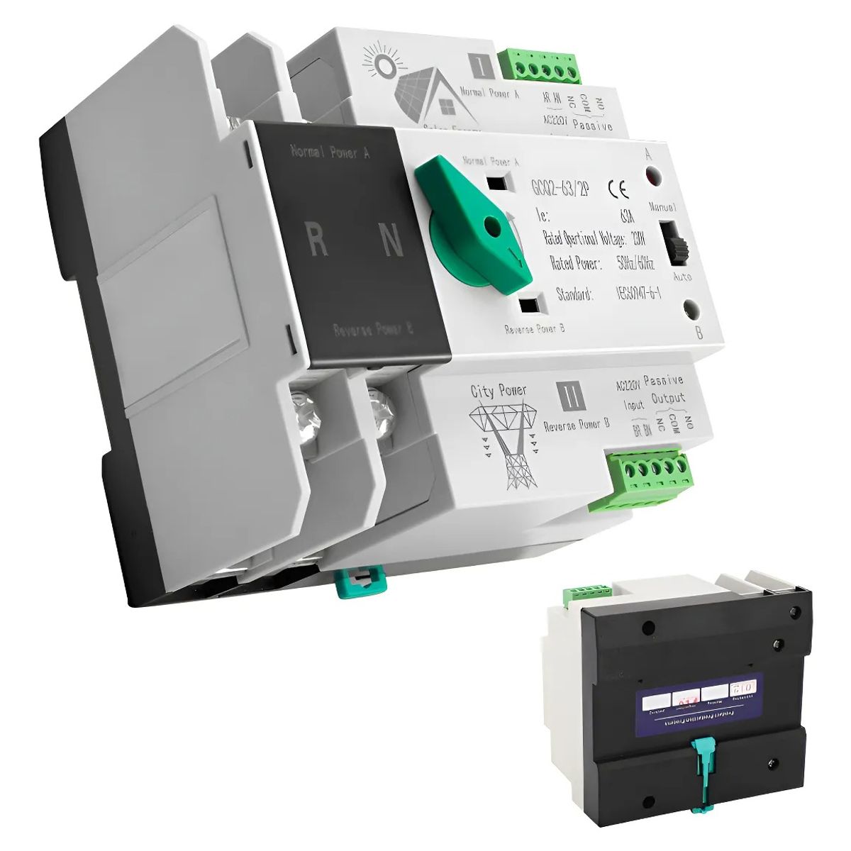 GENERICO - Interruptor Ats Transferencia Automática 63a Monofásico