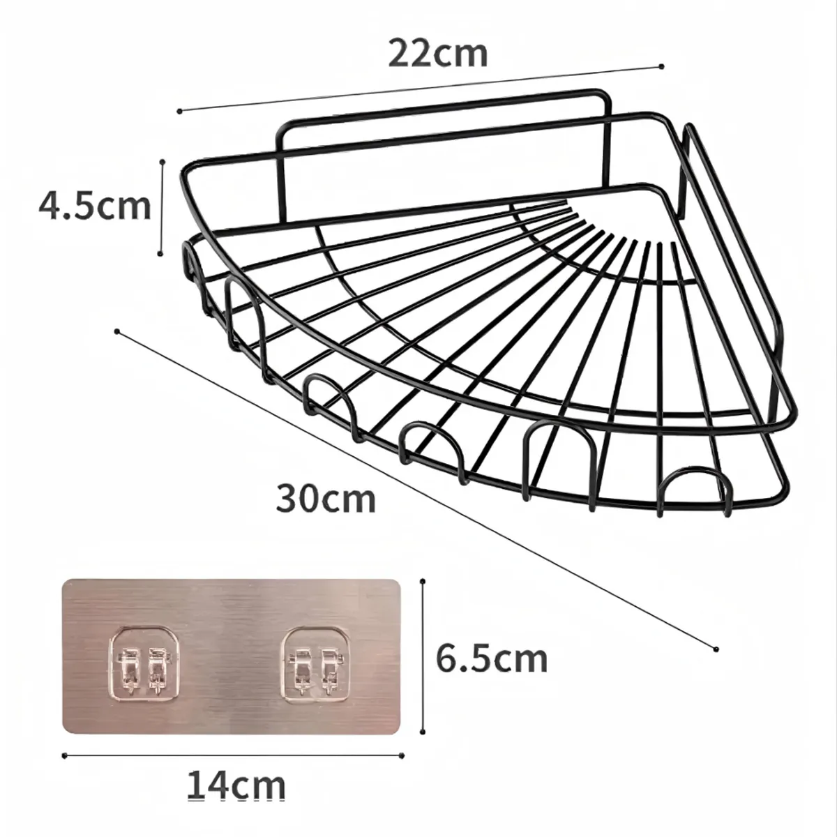 GENERICO - Set 2 Organizador De Ducha Repisa Baño Adhesivo Inoxidable