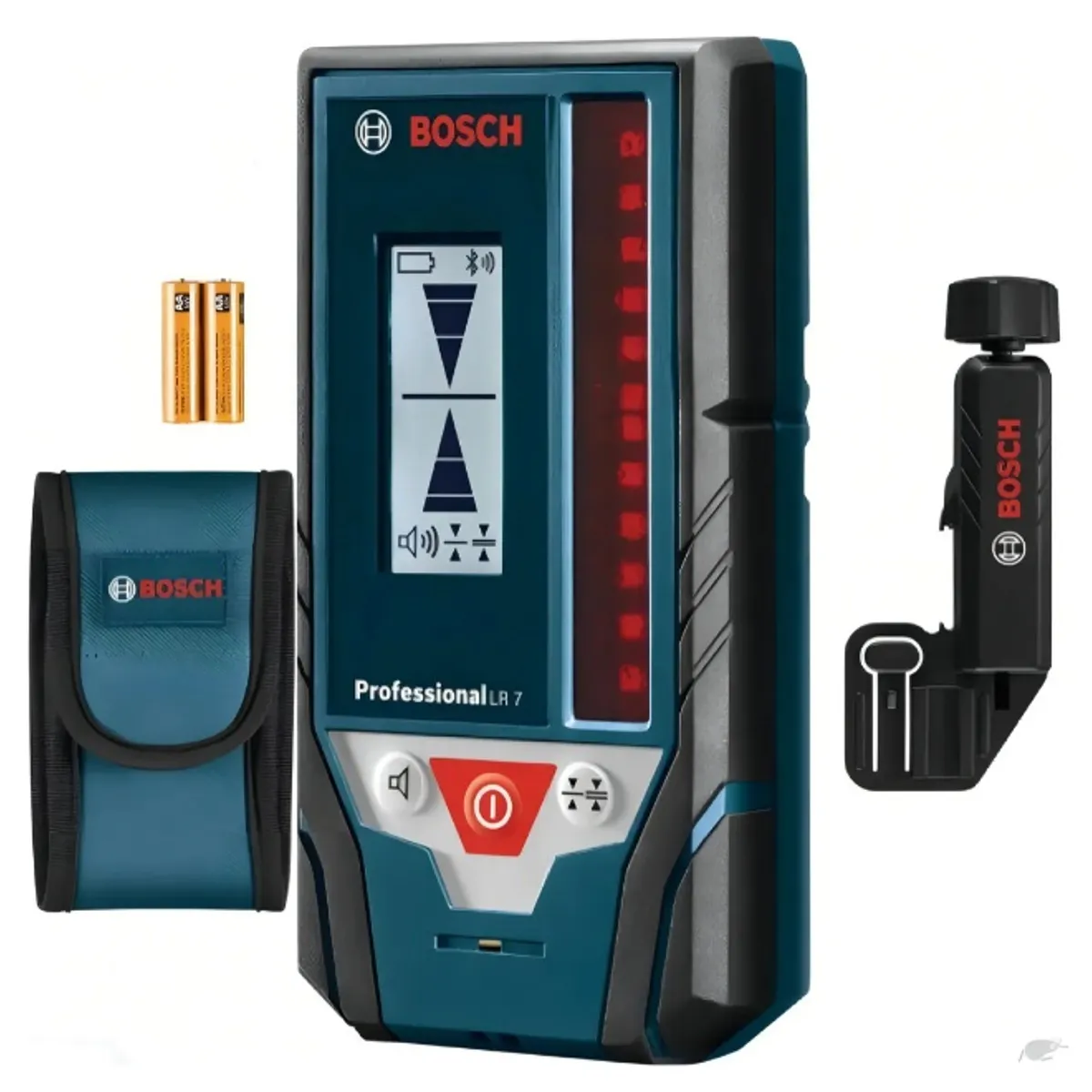 BOSCH - Receptor Para Nivel Láser Rojo Y Verde, BOSCH LR7 - Alcance 50 METROS