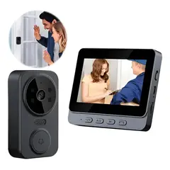 GENERICO - Timbre Seguridad Puerta Timbre Inalambrico Con Camara