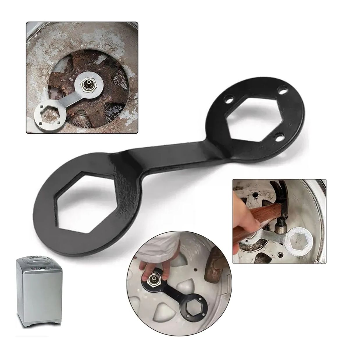 GENERICO - Aplicado A Lg Samsung Daewoo Fensa Mademsa Llave Universal Negro