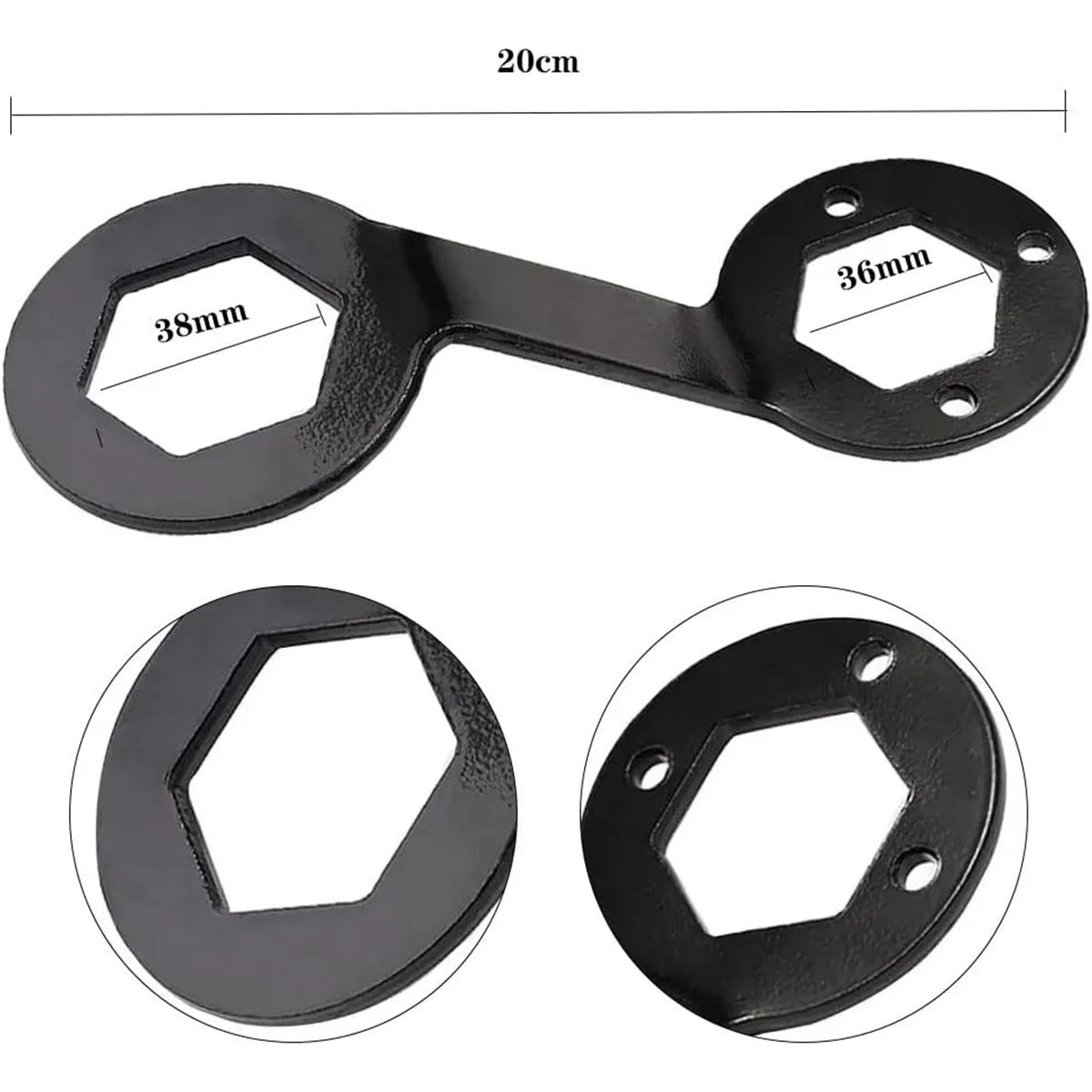 GENERICO - Aplicado A Lg Samsung Daewoo Fensa Mademsa Llave Universal Negro