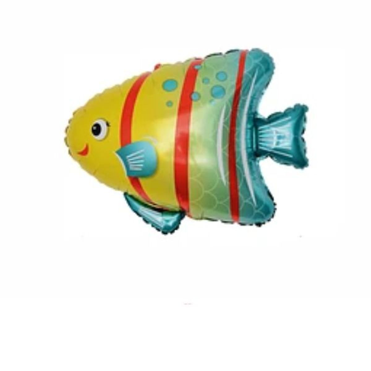 GENERICO - Globo metalizado de pez burbuja 34x36cm