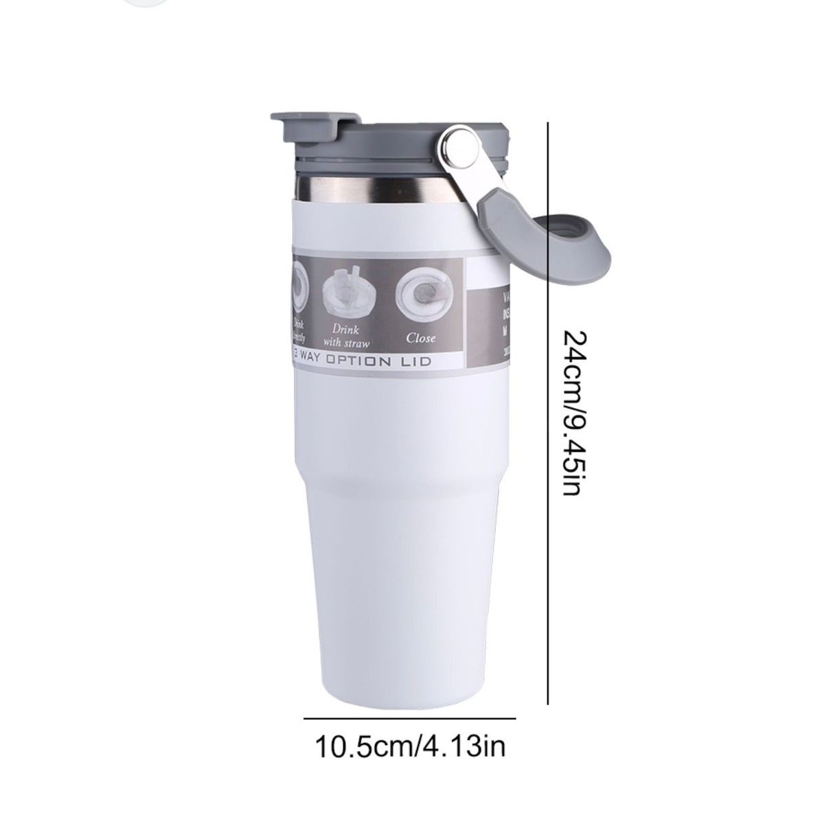 GENERICO - Termo Botella Jarra Mug Agua Te Cafe Vaso Termico Acero Inox