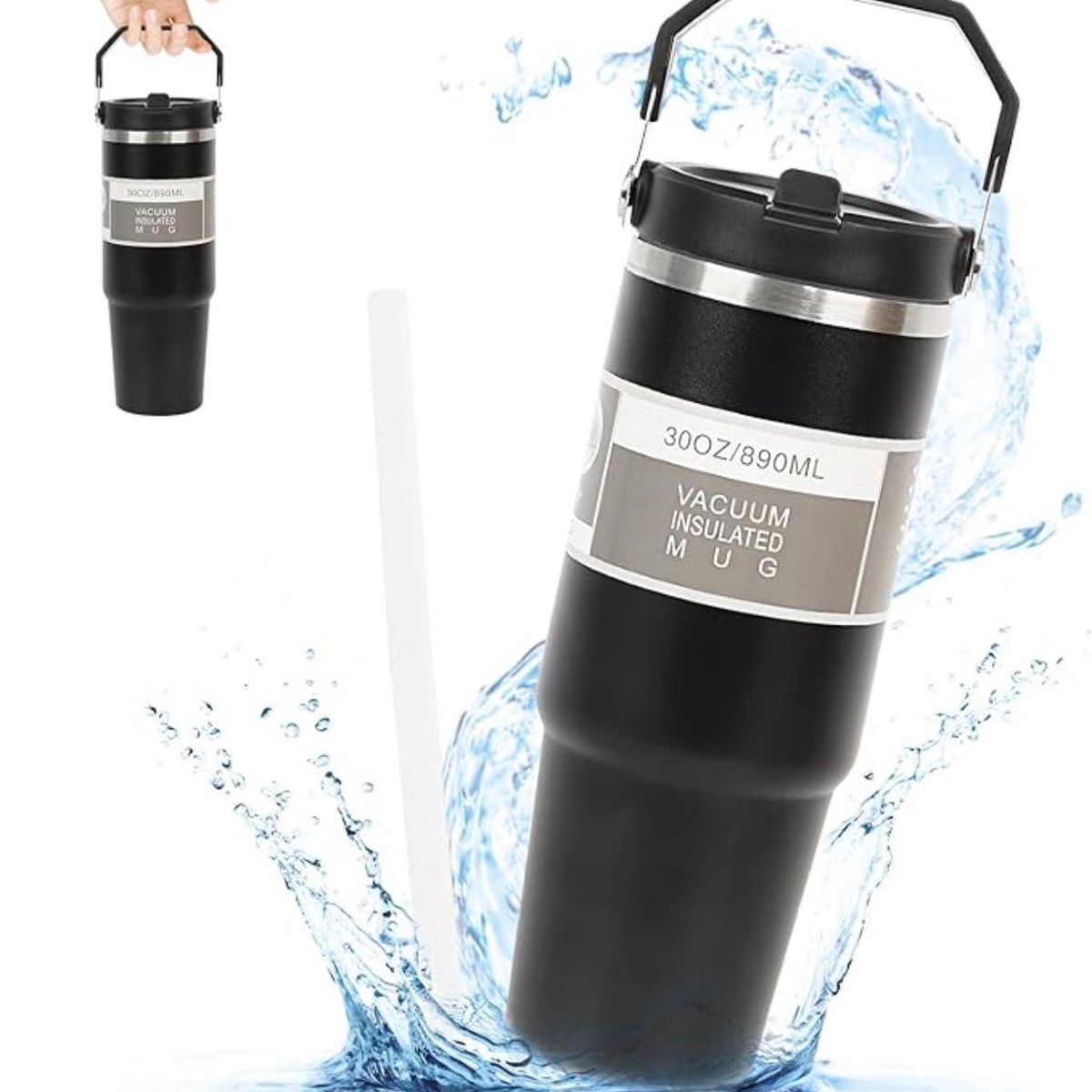 GENERICO - Termo Botella Jarra Mug Agua Te Cafe Vaso Termico Acero Inox