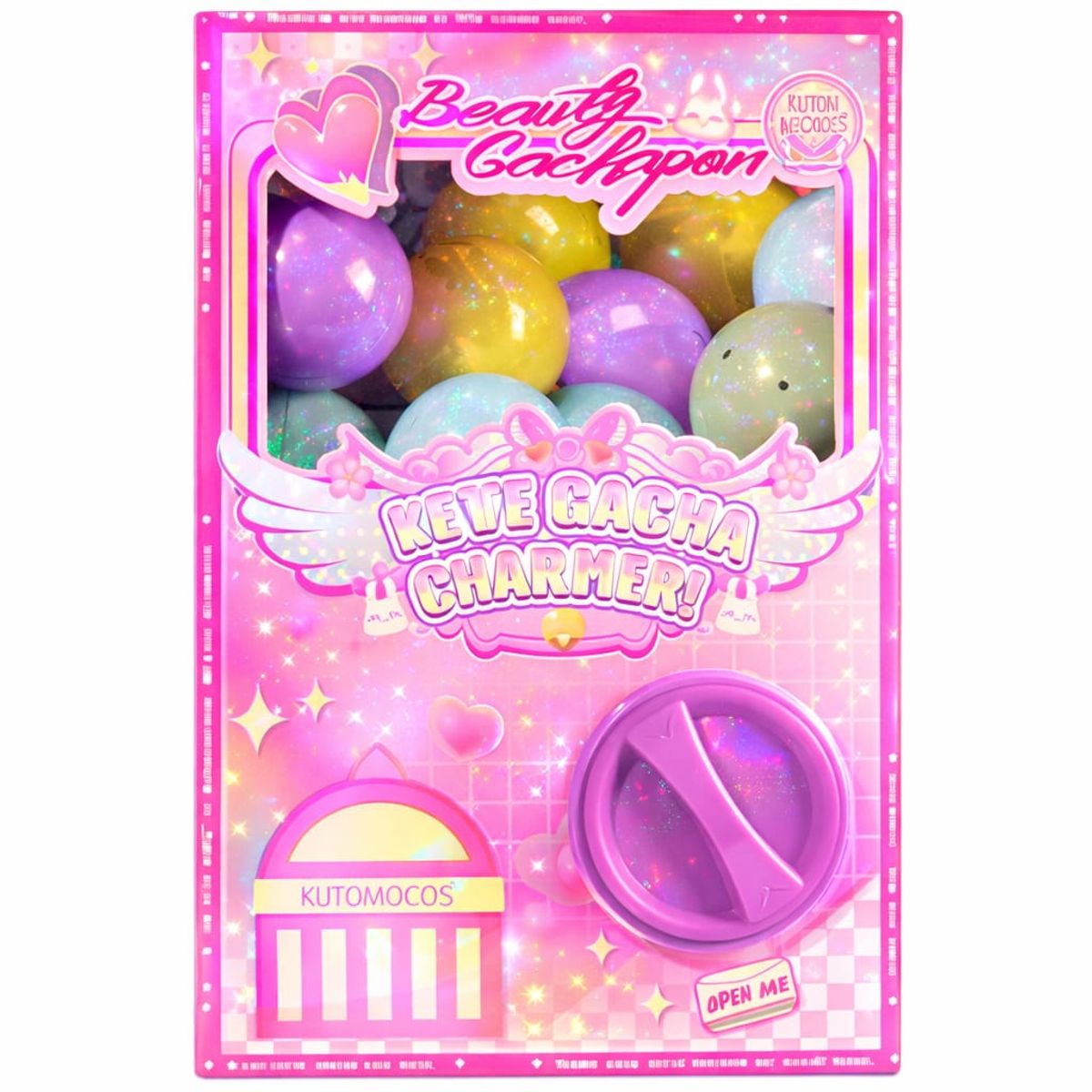 GENERICO - Love Gacha Challenge - Caja Sorpresa de Maquillaje Kevin & Coco