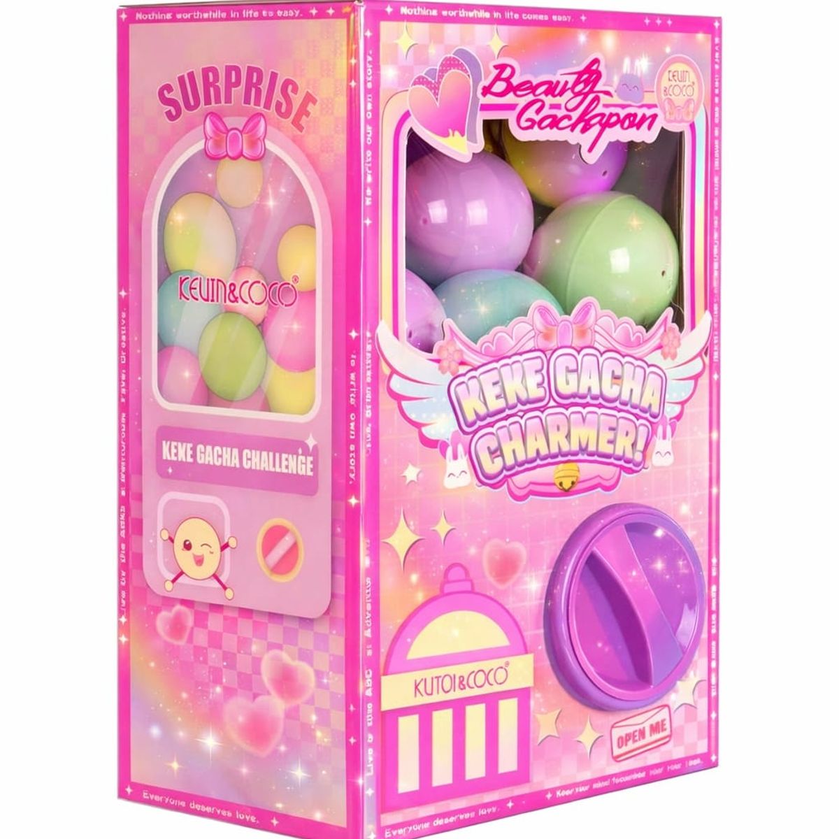 GENERICO - Love Gacha Challenge - Caja Sorpresa de Maquillaje Kevin & Coco