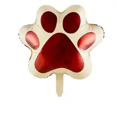 GENERICO - Globo metalico huella de perro 60x67cm