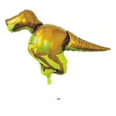 GENERICO - Globo metalizado dinosaurio amarillo