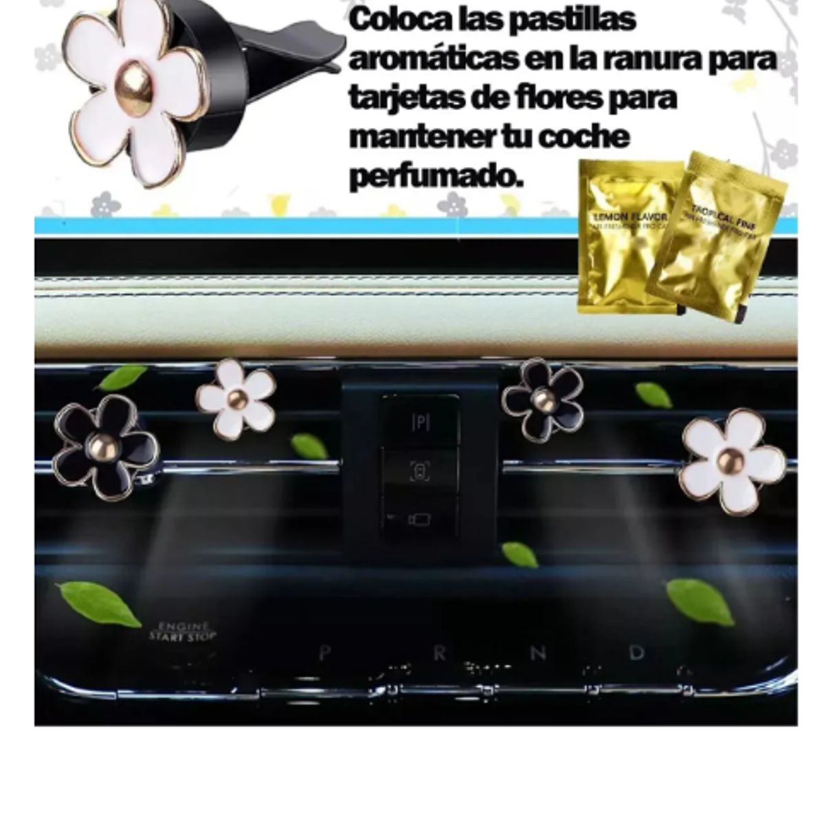GENERICO - Funda Protector Cubre Volantes Universal Diamante Mujer Set