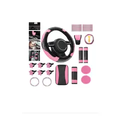 GENERICO - Funda Para Volante Mujer Protector Carro Auto Universal Kit