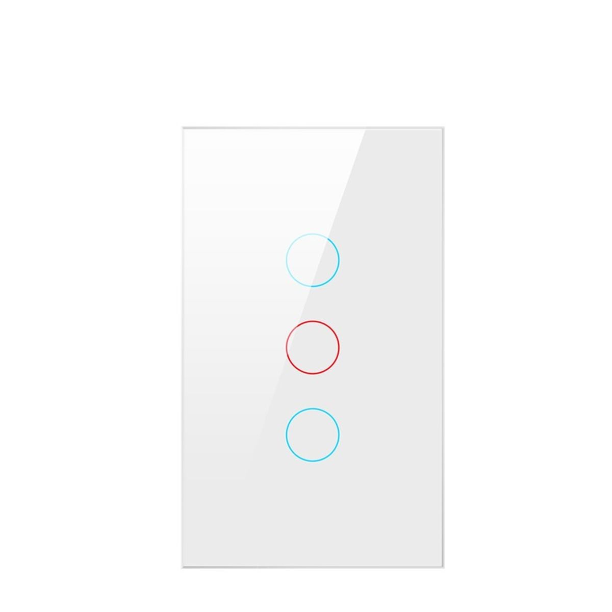 GENERICO - Interruptor Inteligente Domusmart blanco 3 botones