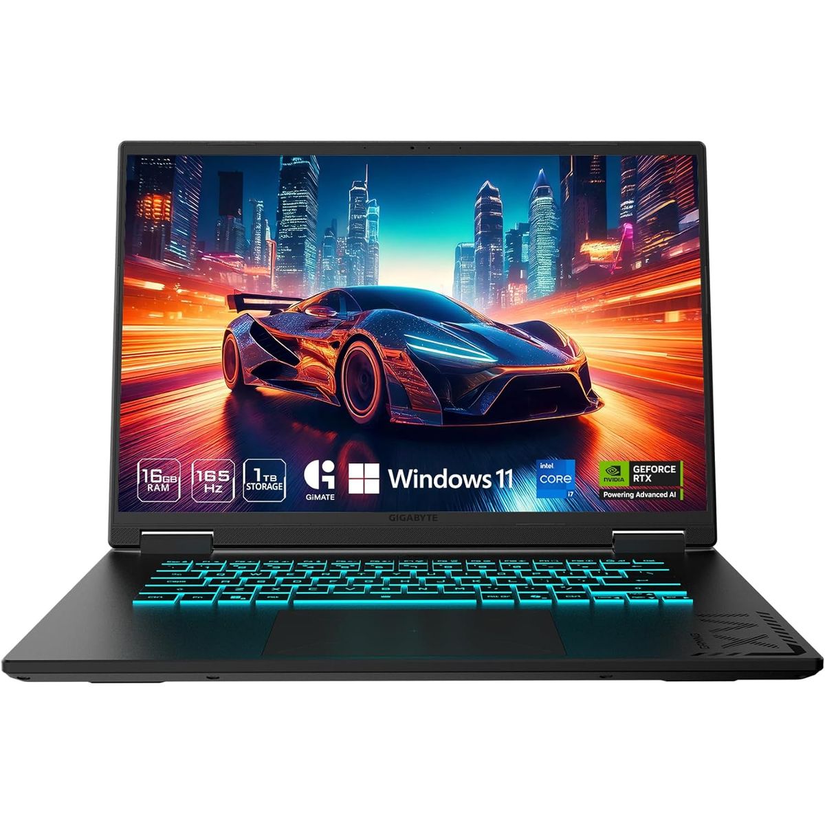 GIGABYTE - Notebook Gamer Gigabyte A16 Intel Core i7-13620H 16GB RAM 1TB SSD NVIDIA GeForce RTX 5070 16" win 11