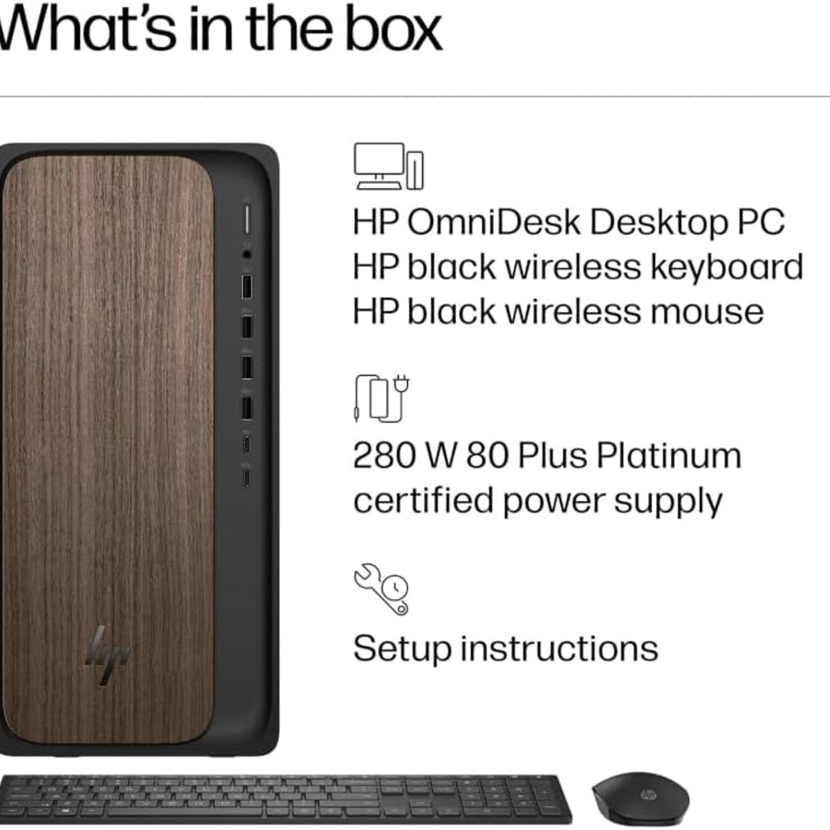HP - PC Desktop HP OmniDesk,  Intel Core Ultra 7 265, 32GB RAM, 1TB SSD, Win11