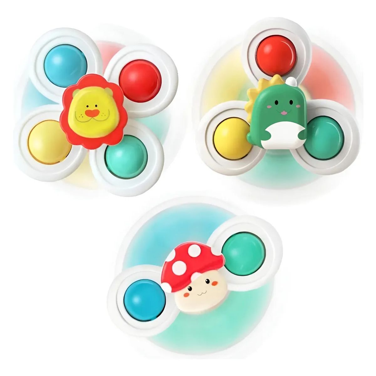 GENERICO - Juguetes Sensorial Giratorios Spinner Con Ventosa Para Bebé