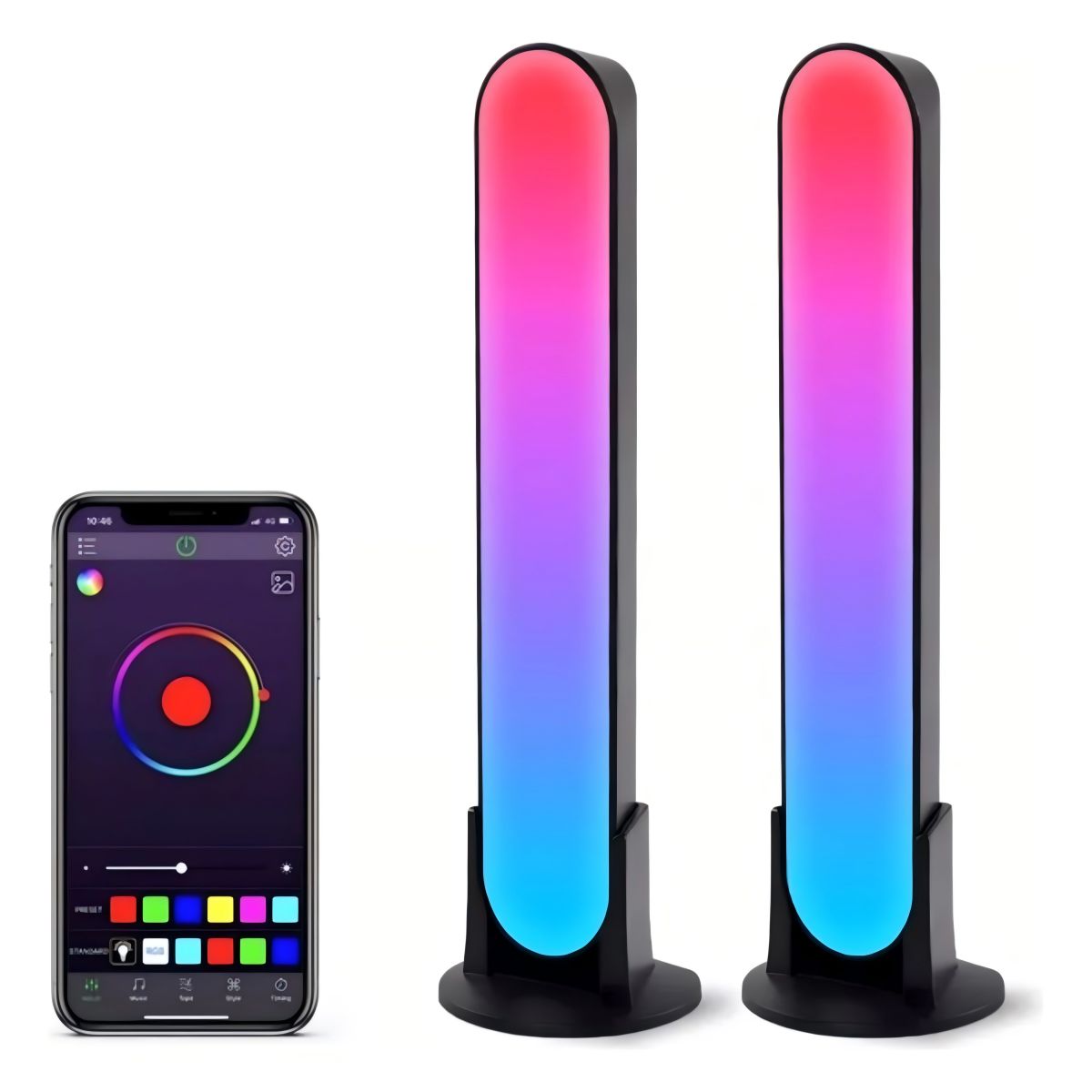 GENERICO - Luces Inteligentes Luz Led Rgb Musical Decorativa Tv Gamer