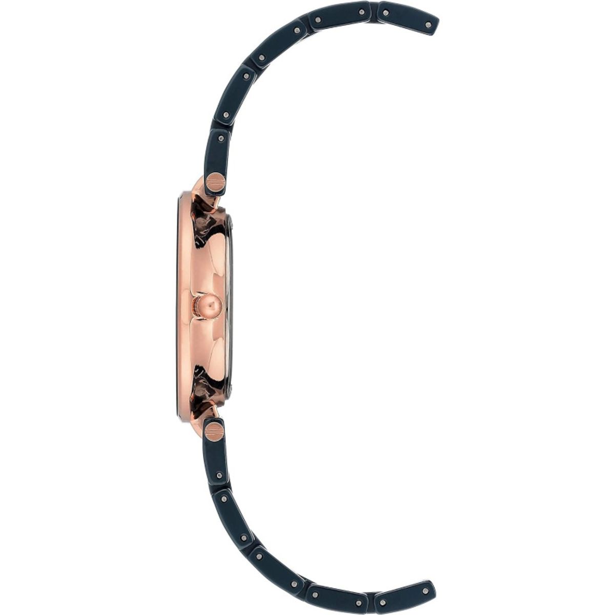 ANNE KLEIN - Anne Klein AK-3266NVRG Reloj Azul Marino con Cerámica y Rosa Dorado