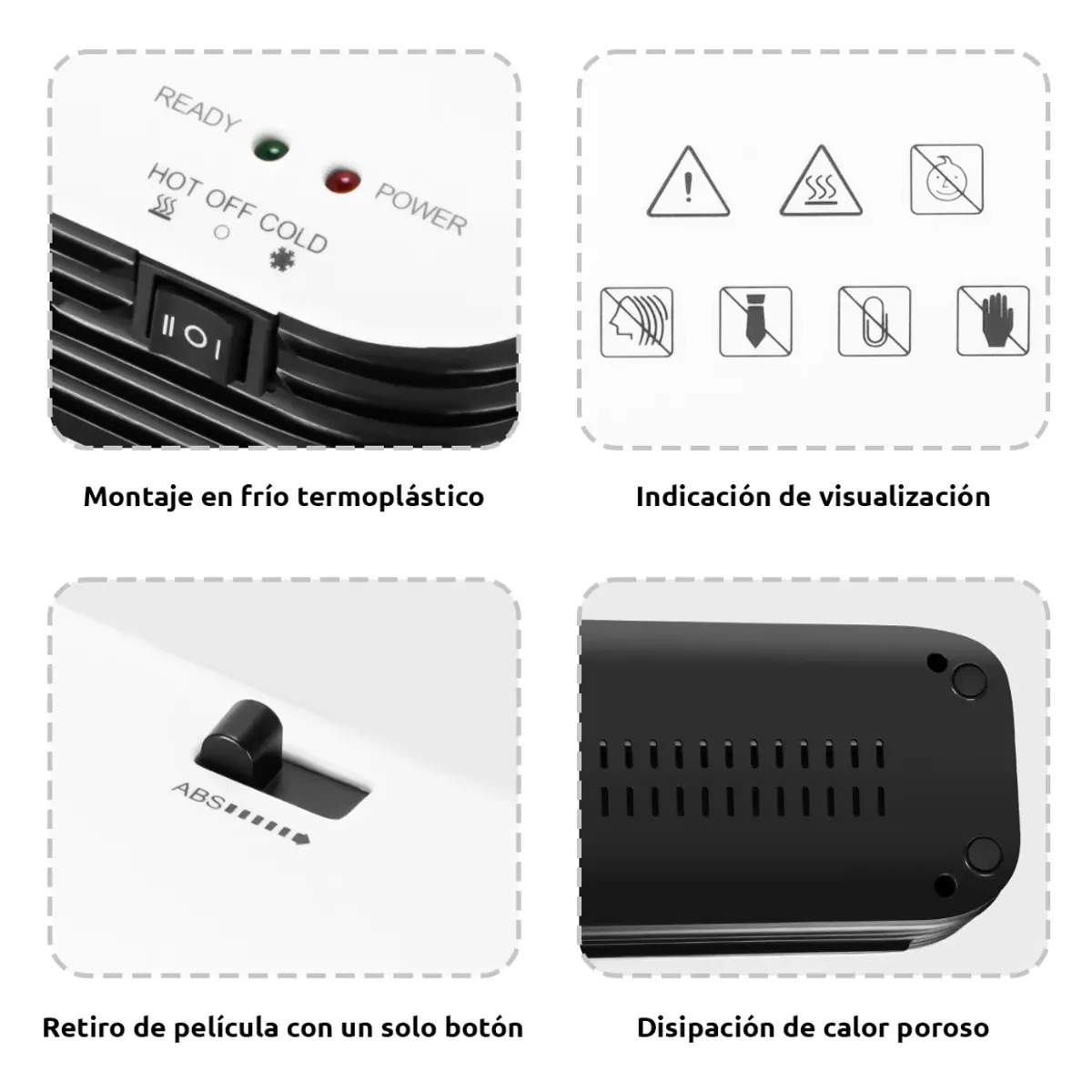 GENERICO - Termolaminadora Plastificadora +cortador De Papel +300 Micas