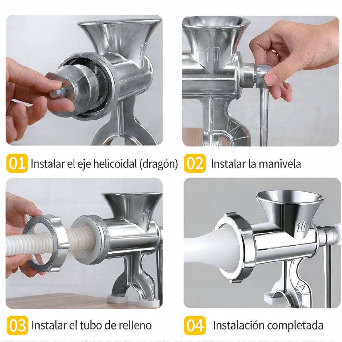 GENERICO - Moledora De Carne Manual Picadora Moledora