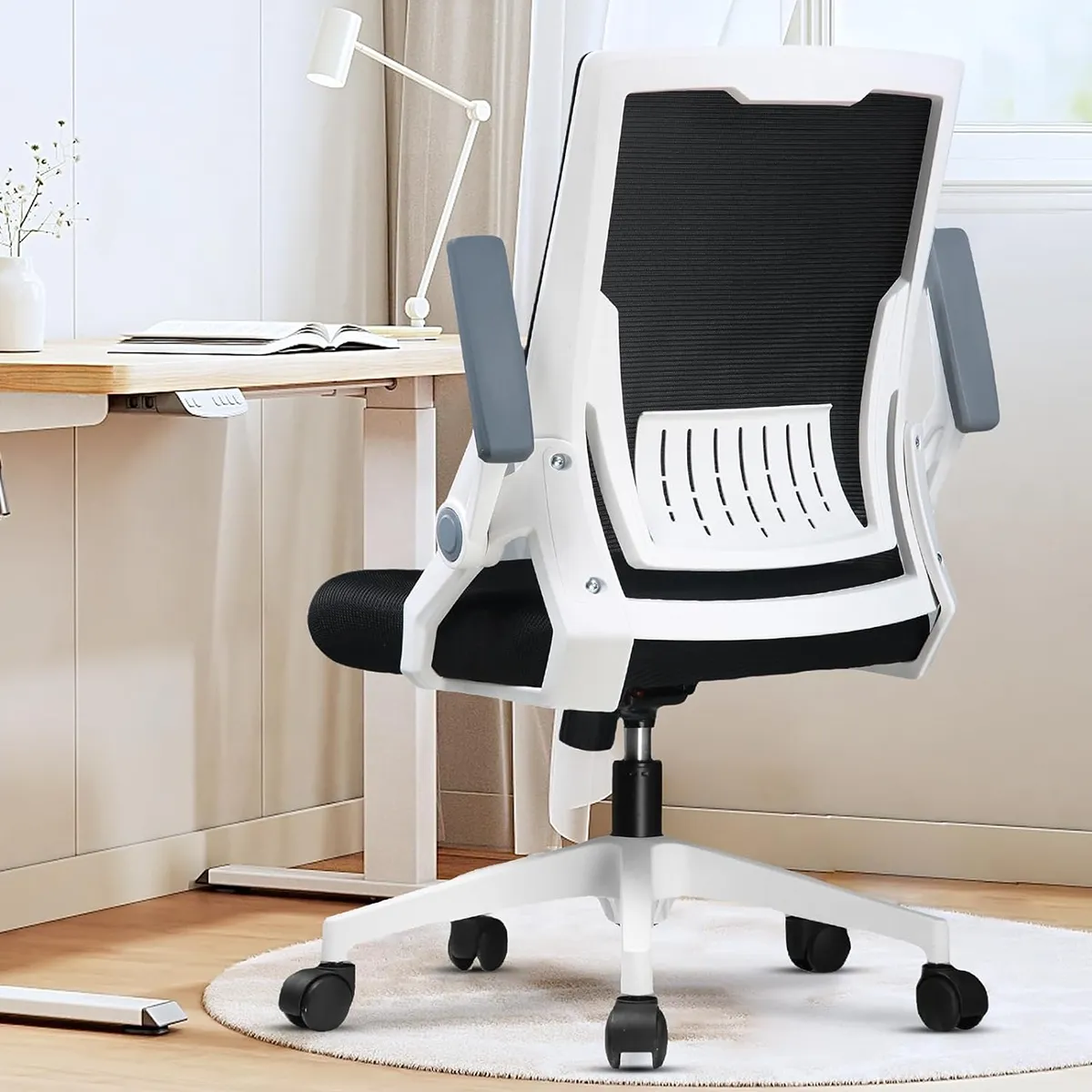 SUPERCENTER - Silla Gamer Ergonómica De Malla Brazos Y Ruedas Ajustable