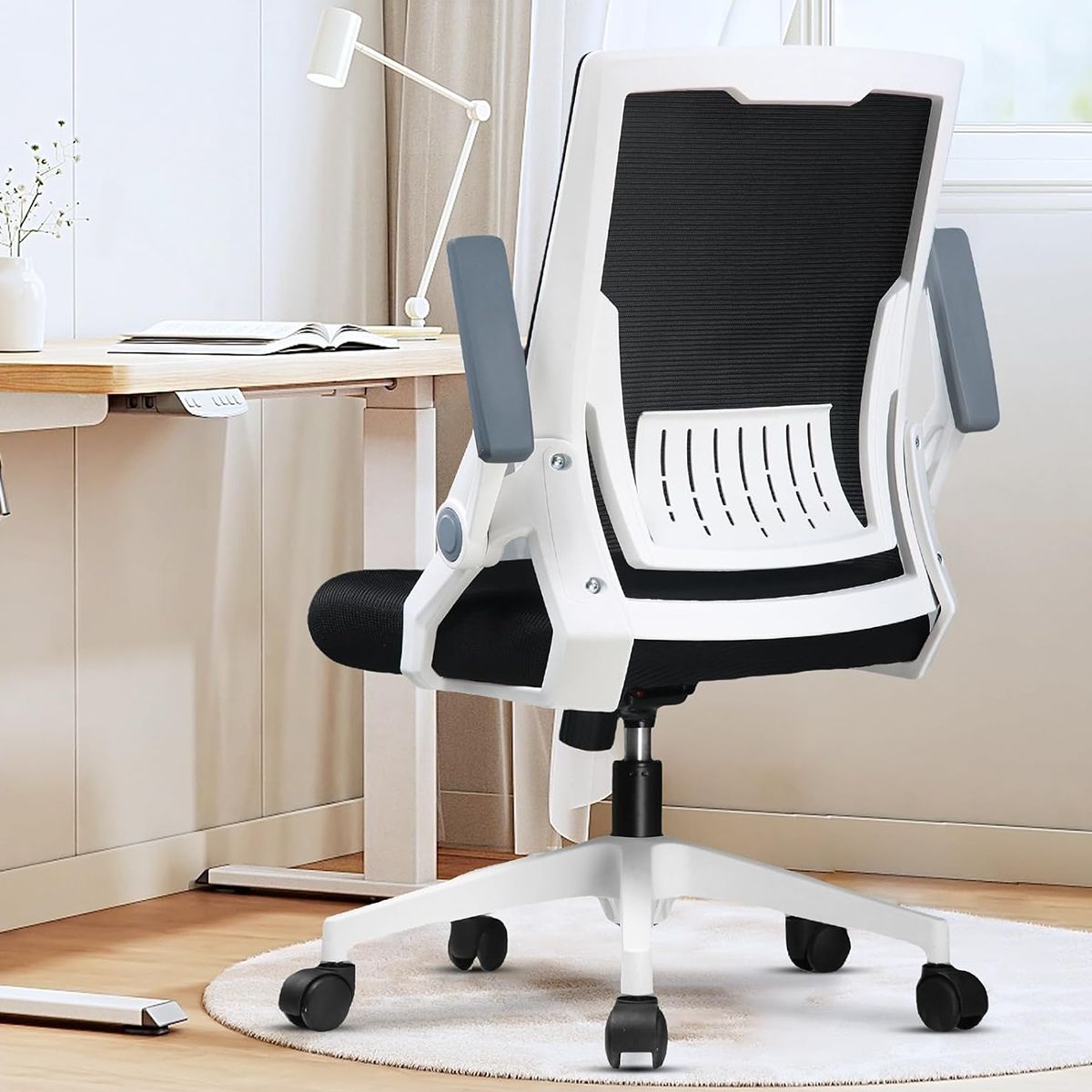 SUPERCENTER - Silla Gamer Ergonómica De Malla Brazos Y Ruedas Ajustable