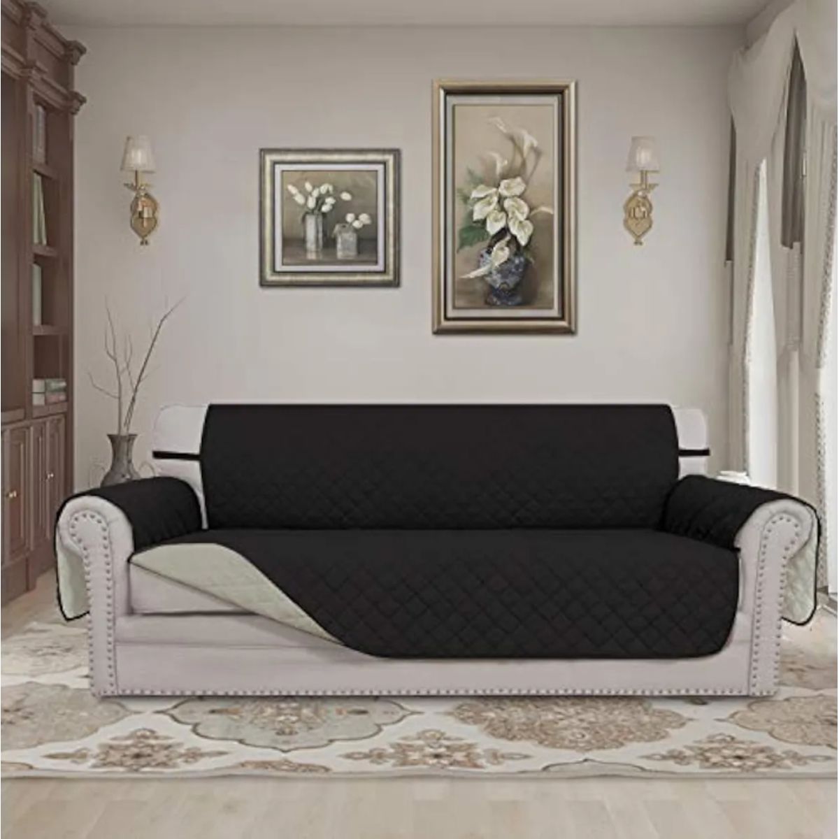 GENERICO - Cubre Sillón Funda Sofá 4 Cuerpos Resistente Impermeable