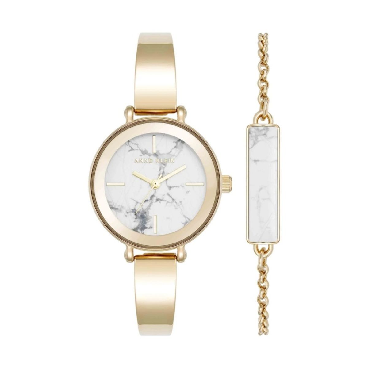 ANNE KLEIN - Anne Klein AK-5116HLST Reloj con Brazalete Dorado