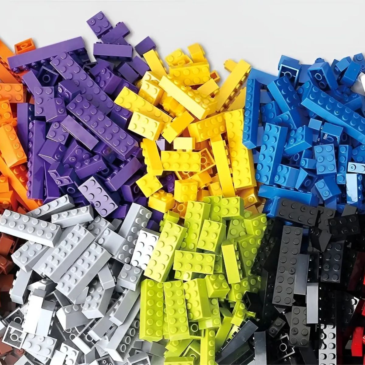 GENERICO - Cubos Multiencaje 500 Unid En Caja De Plastico