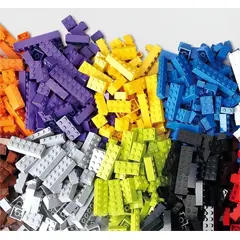 GENERICO - Cubos Multiencaje 500 Unid En Caja De Plastico