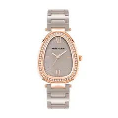 ANNE KLEIN - Reloj con Caja Cerámica, Esfera Nácar, Resistente al Agua, Elegancia de Lujo