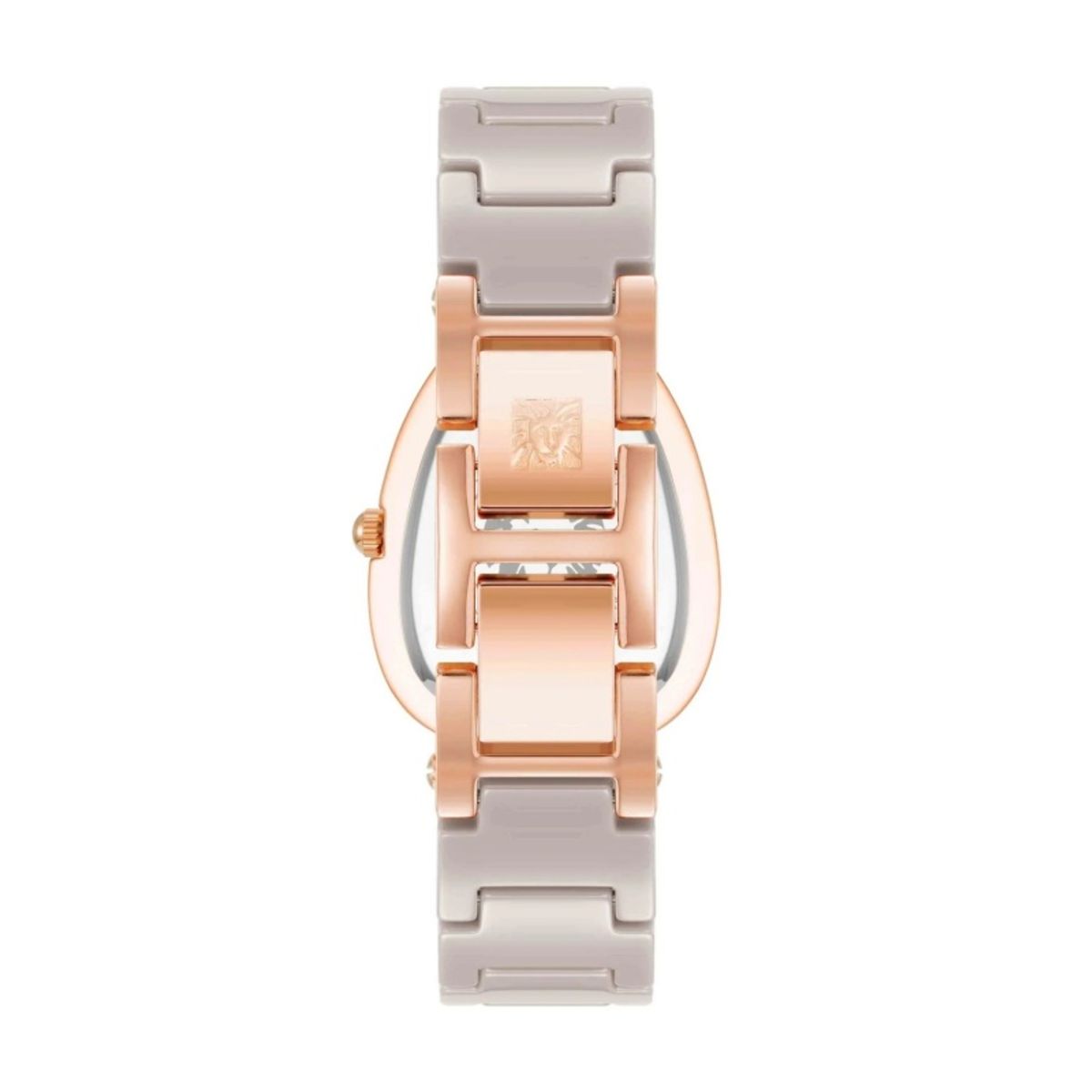 ANNE KLEIN - Anne Klein AK-5012RGTP Reloj Ovalado Marrón con Cerámica Marrón